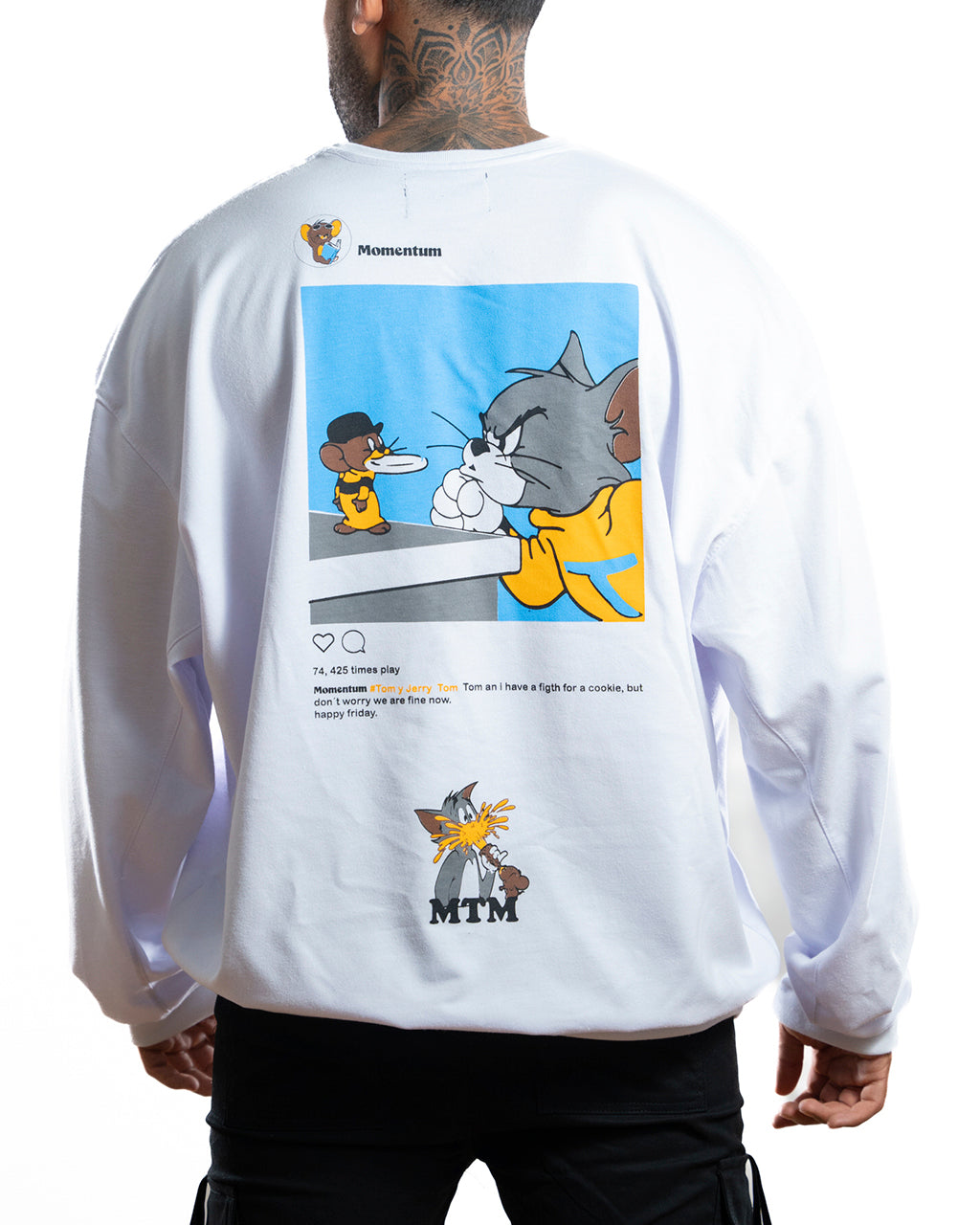 BUZO OVERSIZE CUELLO REDONDO TOM S