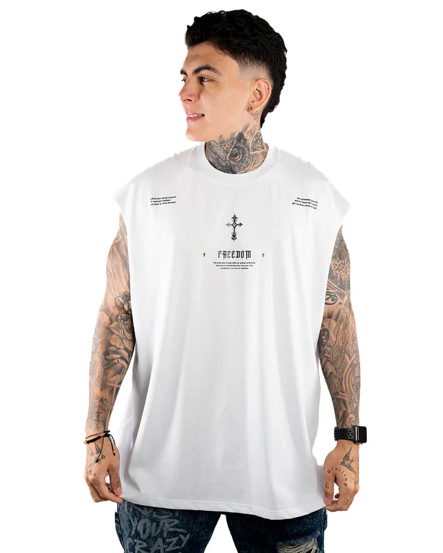 CAMISILLA OVERSIZE ALTO GRAMAJE FREEDOM