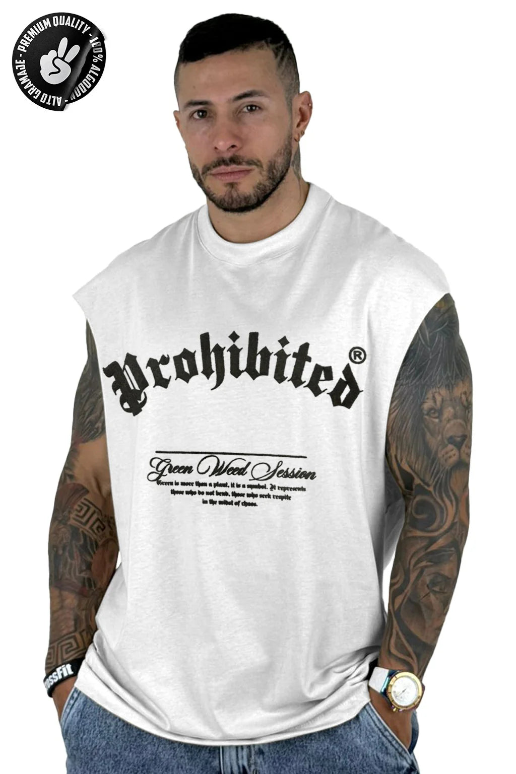 CAMISILLA OVERSIZE ALTO GRAMAJE PROHIBITED