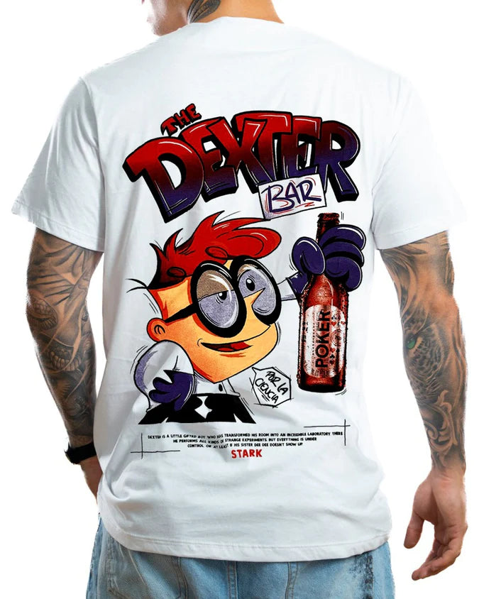 CAMISETA DEXTER BLANCA