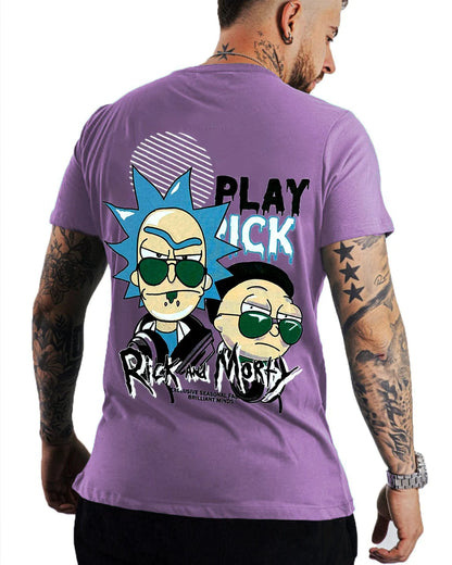 CAMISETA RICK AND MORTY LILA