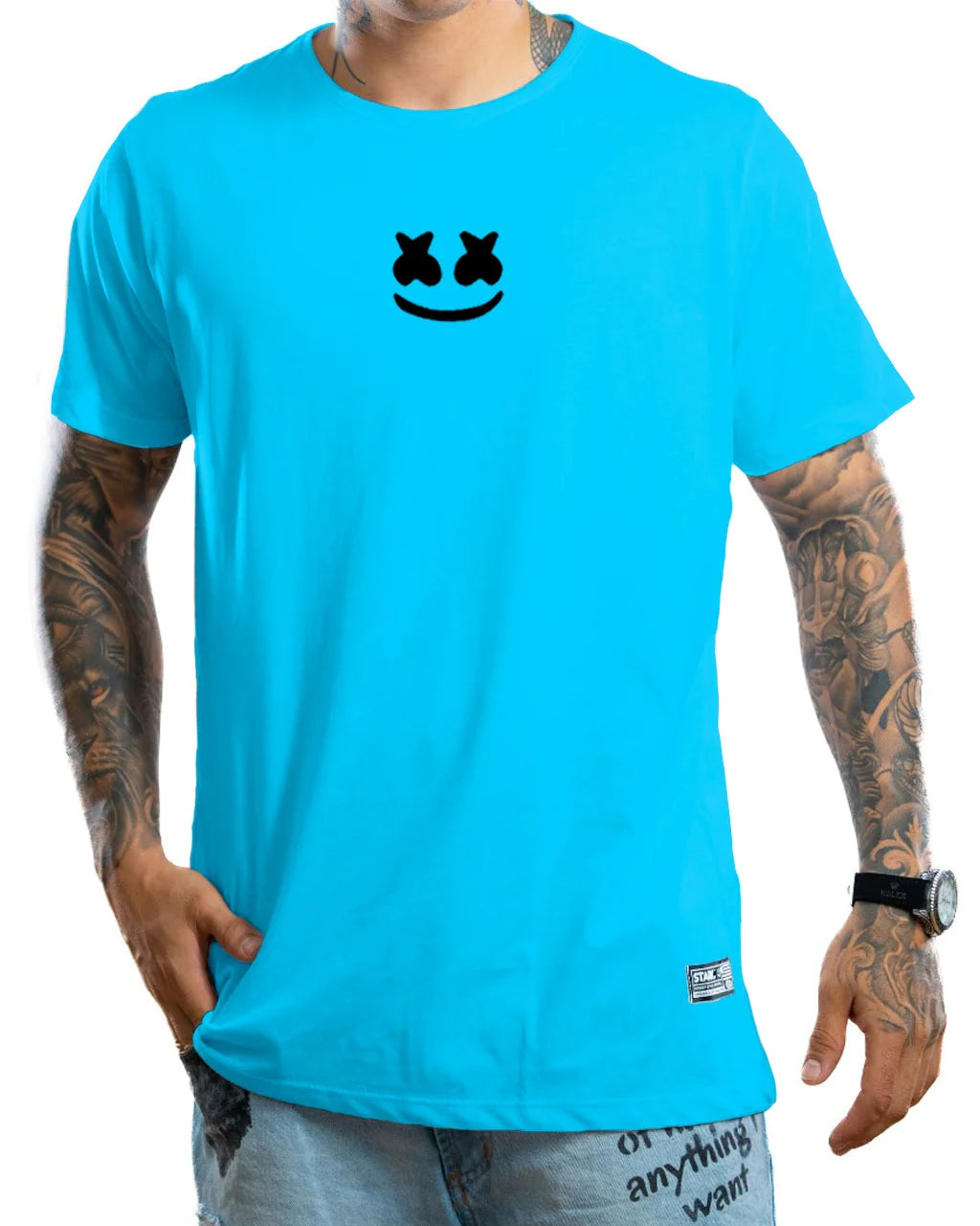 CAMISETA AZUL AGUA MARSH