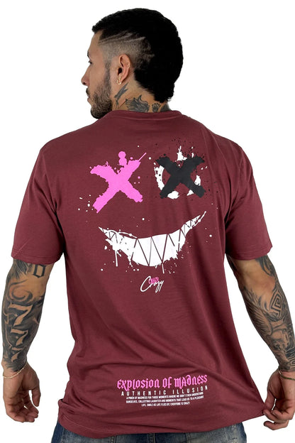 CAMISETA CARITA VINO