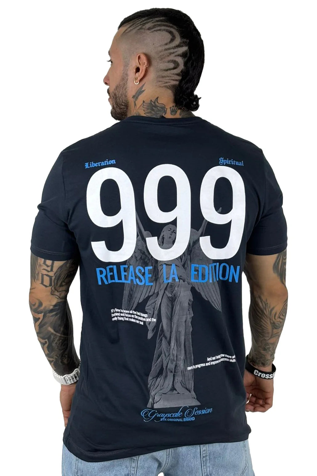 CAMISETA AZUL ACERO 999