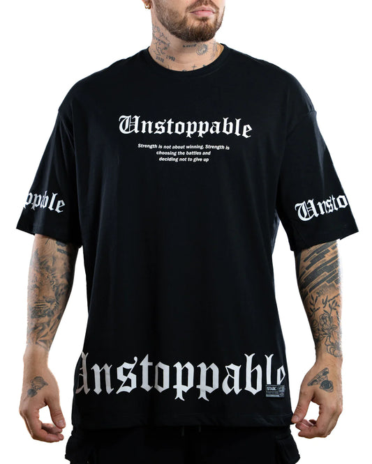 OVERSIZE H UNSTOPPABLE NEGRA