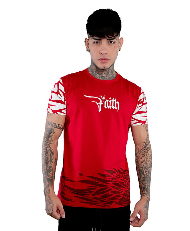 CAMISETA FAITH ROJA