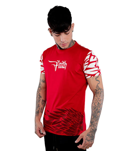 CAMISETA FAITH ROJA