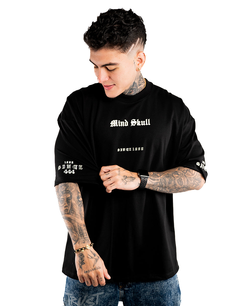 OVERSIZE H  ALTO GRAMAJE MIND SKULL