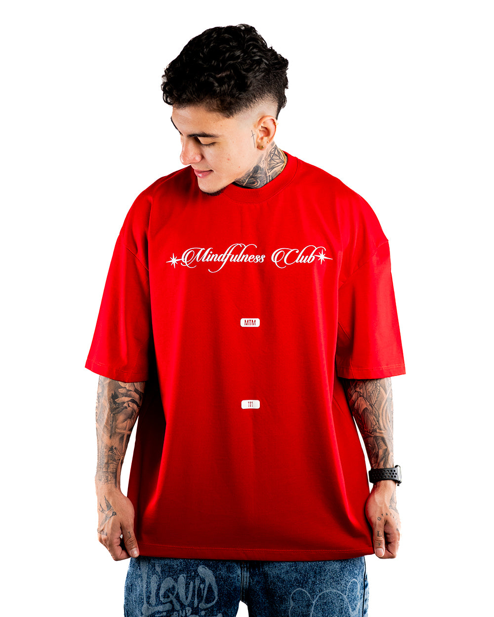 OVERSIZE H  ALTO GRAMAJE SUNDAY ROJA