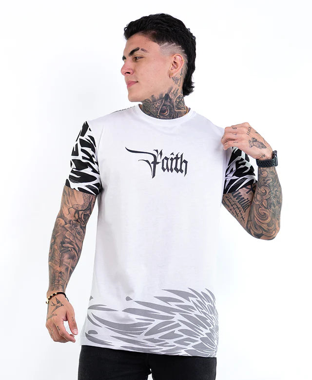 CAMISETA FAITH BLANCA