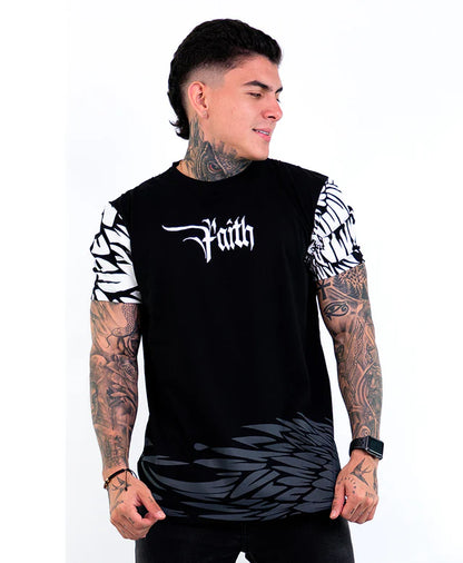 CAMISETA FAITH NEGRA
