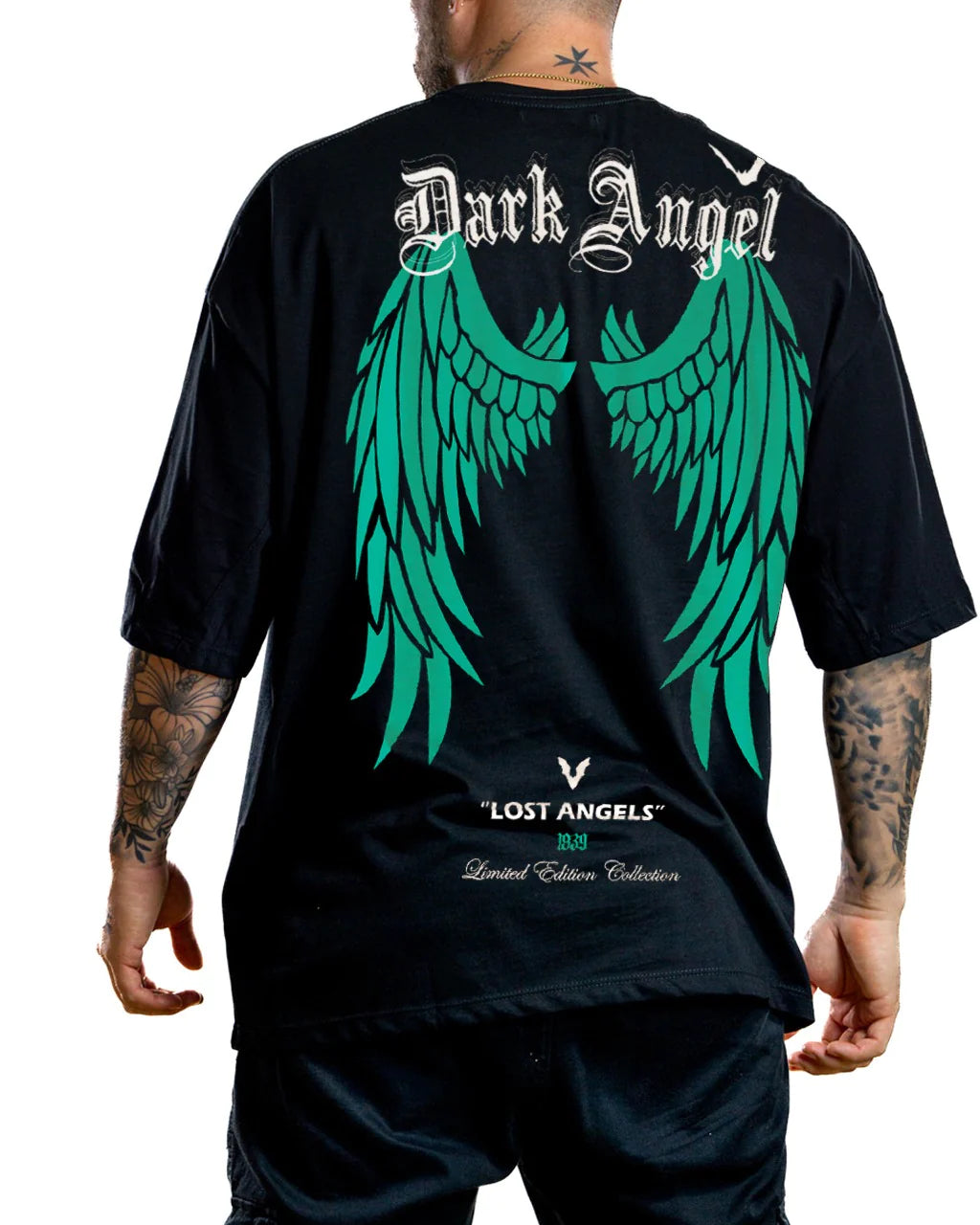 OVERSIZE H DARK ANGEL NEGRA