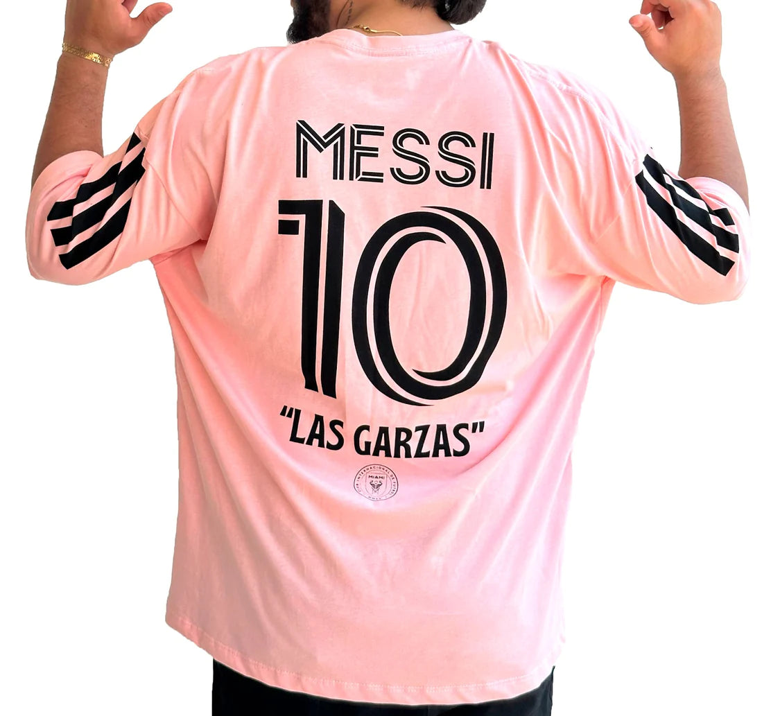 OVERSIZE H ROSADA MIAMI MESSI