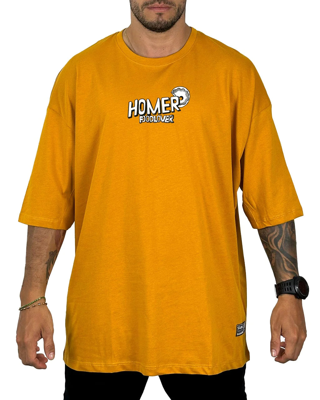 OVERSIZE H HOMERO FOODLOVER MOSTAZA