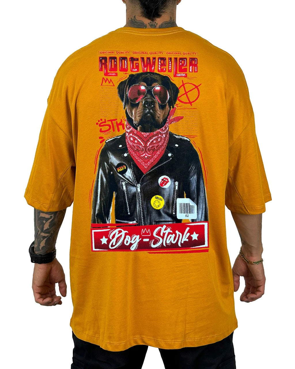 OVERSIZE H ROTTWEILER MOSTAZA