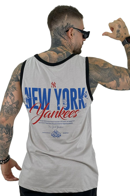 CAMISILLA  GRIS NY ALGODON