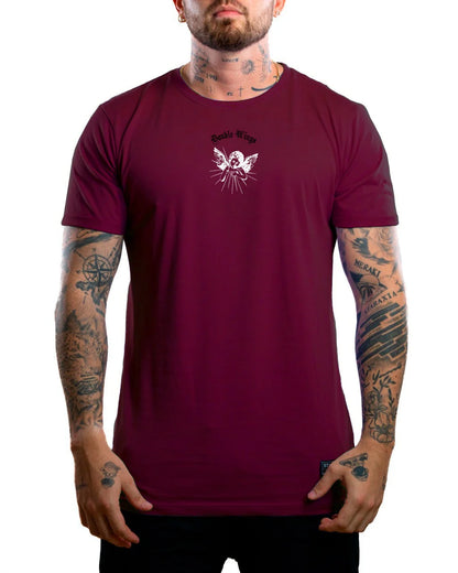 CAMISETA DARK ANGEL VINO