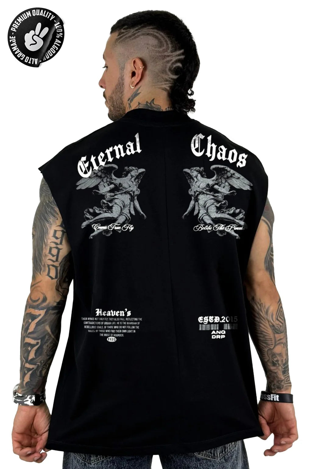 CAMISILLA OVERSIZE ALTO GRAMAJE CHAOS