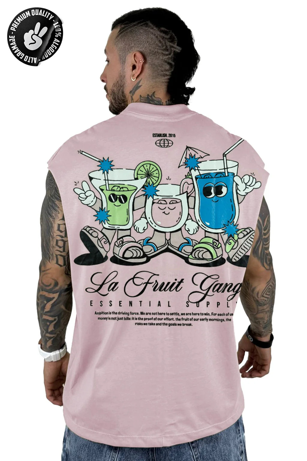 CAMISILLA OVERSIZE ALTO GRAMAJE FRUIT