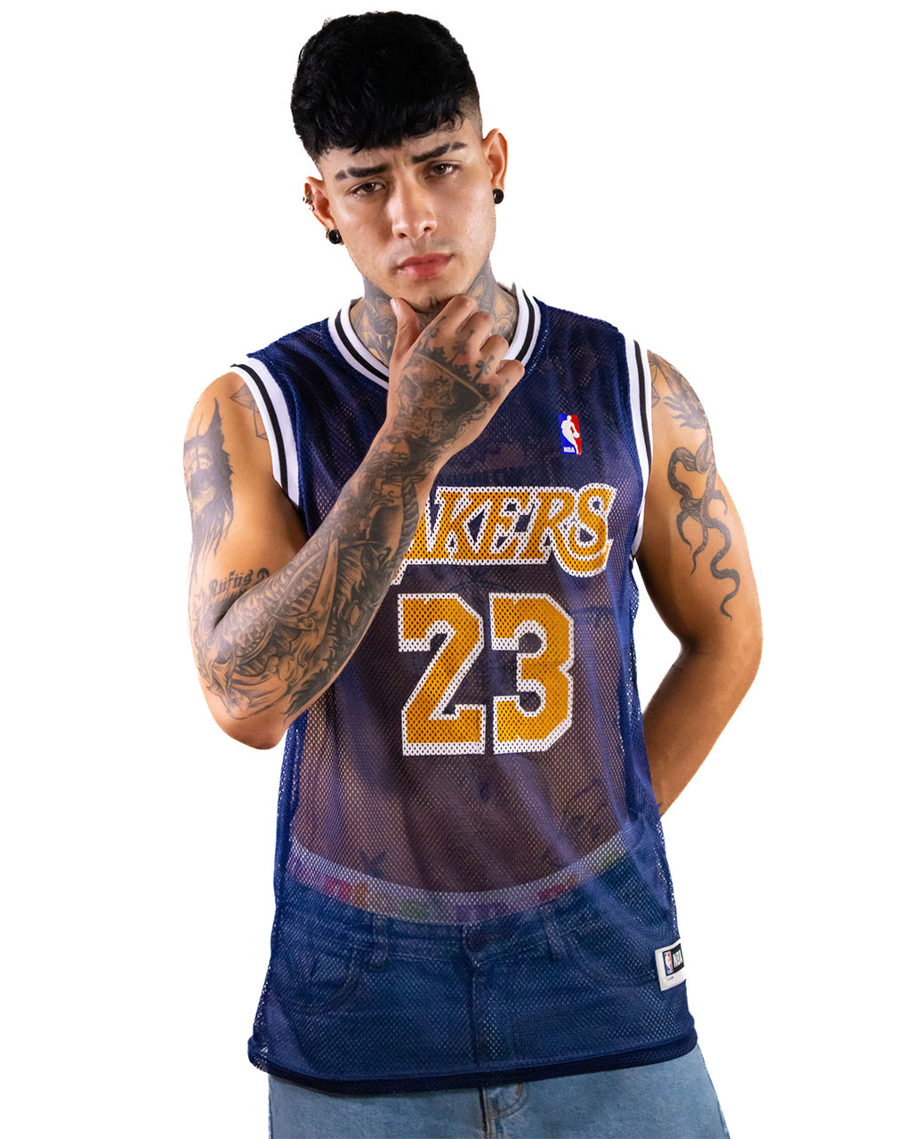 CAMISILLA LAKERS AZUL 23 JAMES