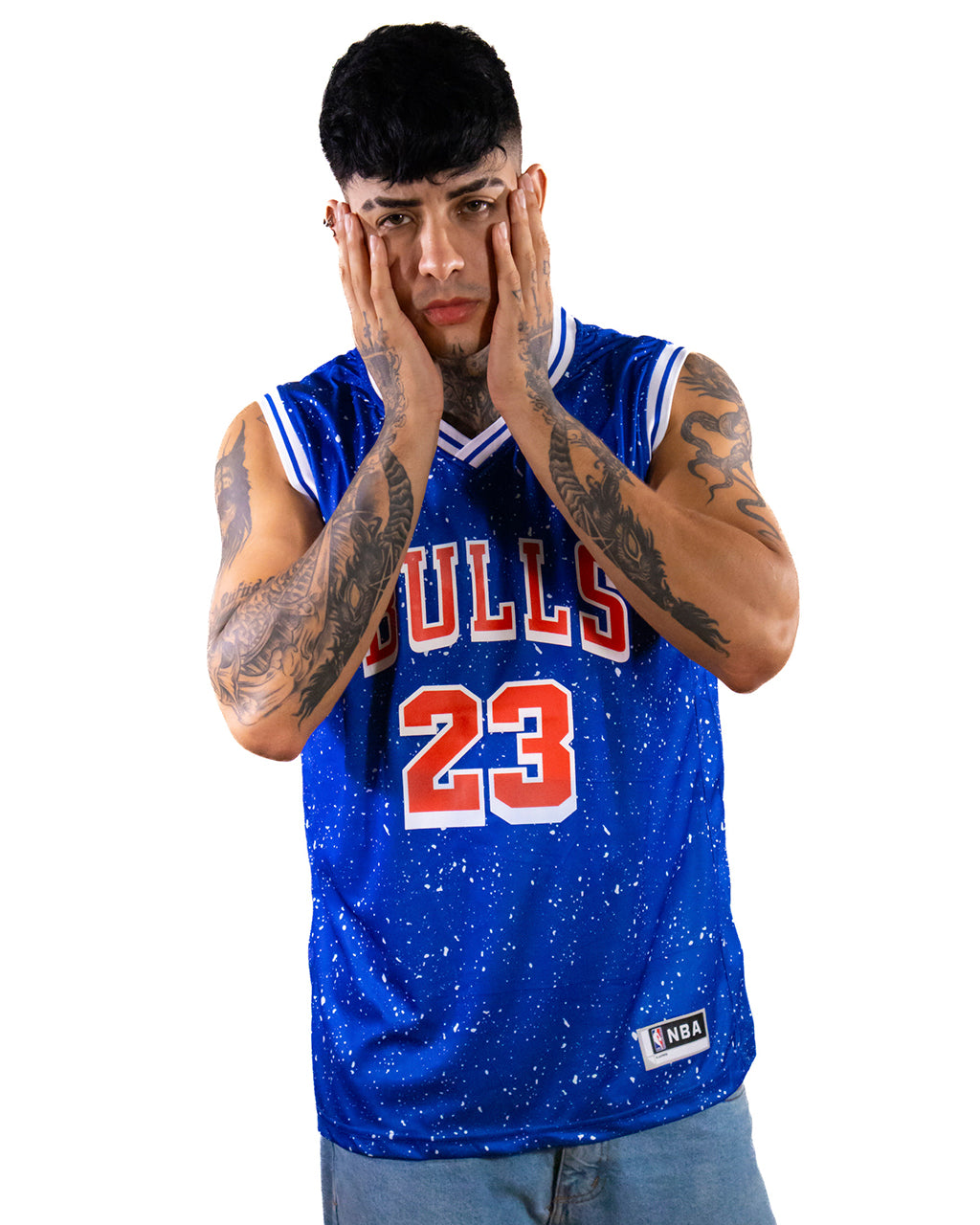 CAMISILLA BULLS 23 AZUL CHISPAS