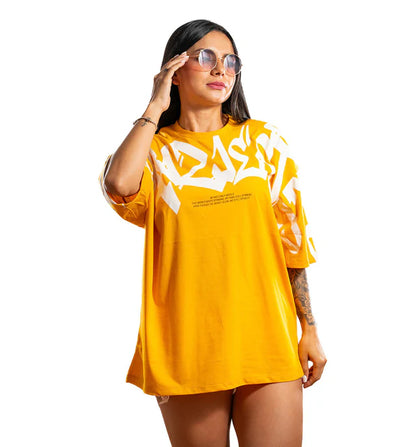 OVERSIZE DAMA CRAZ MOSTAZA