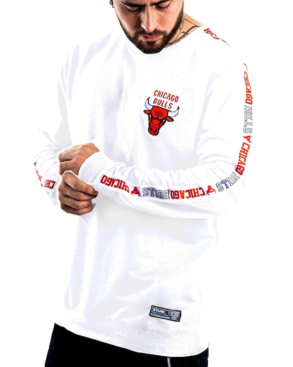 BUZO CUELLO REDONDO CHICAGO BULLS BLANCO New Styles City